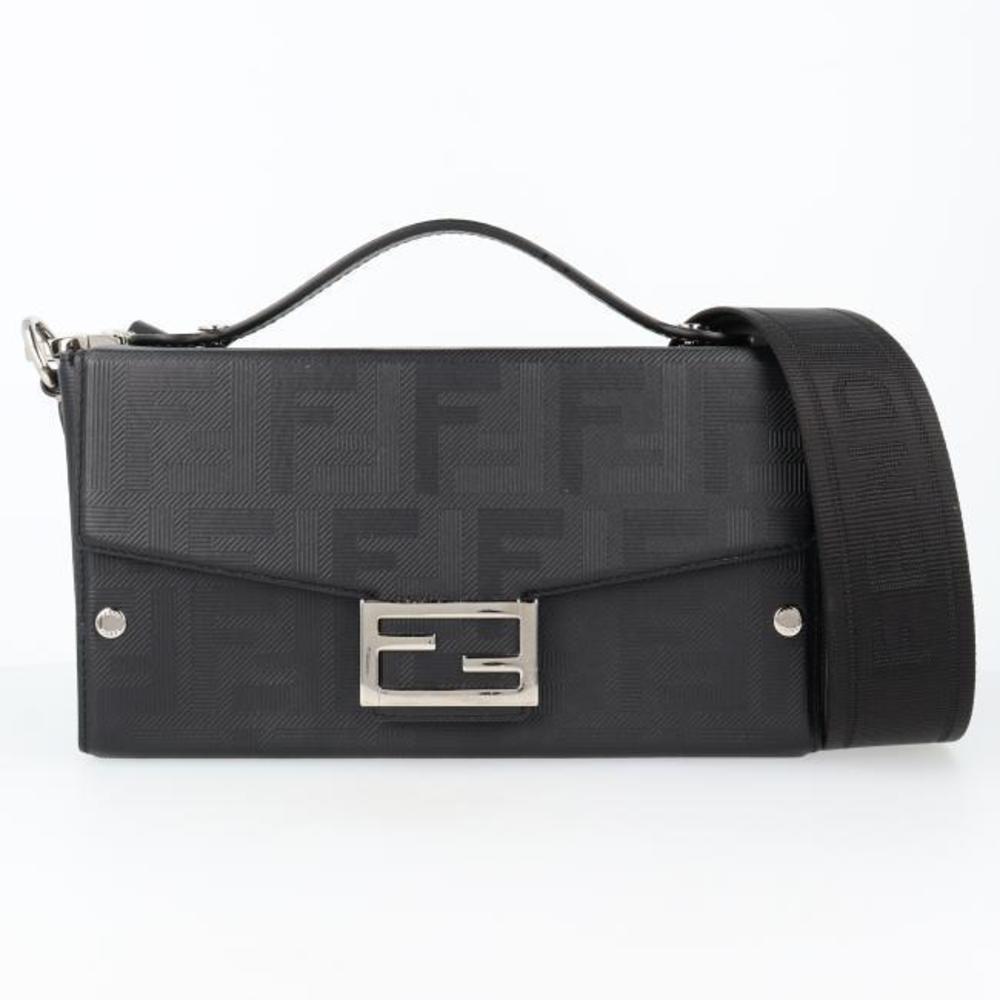 Fendi Soft Trunk 2way Zucca Pattern Shoulder Black - image 1